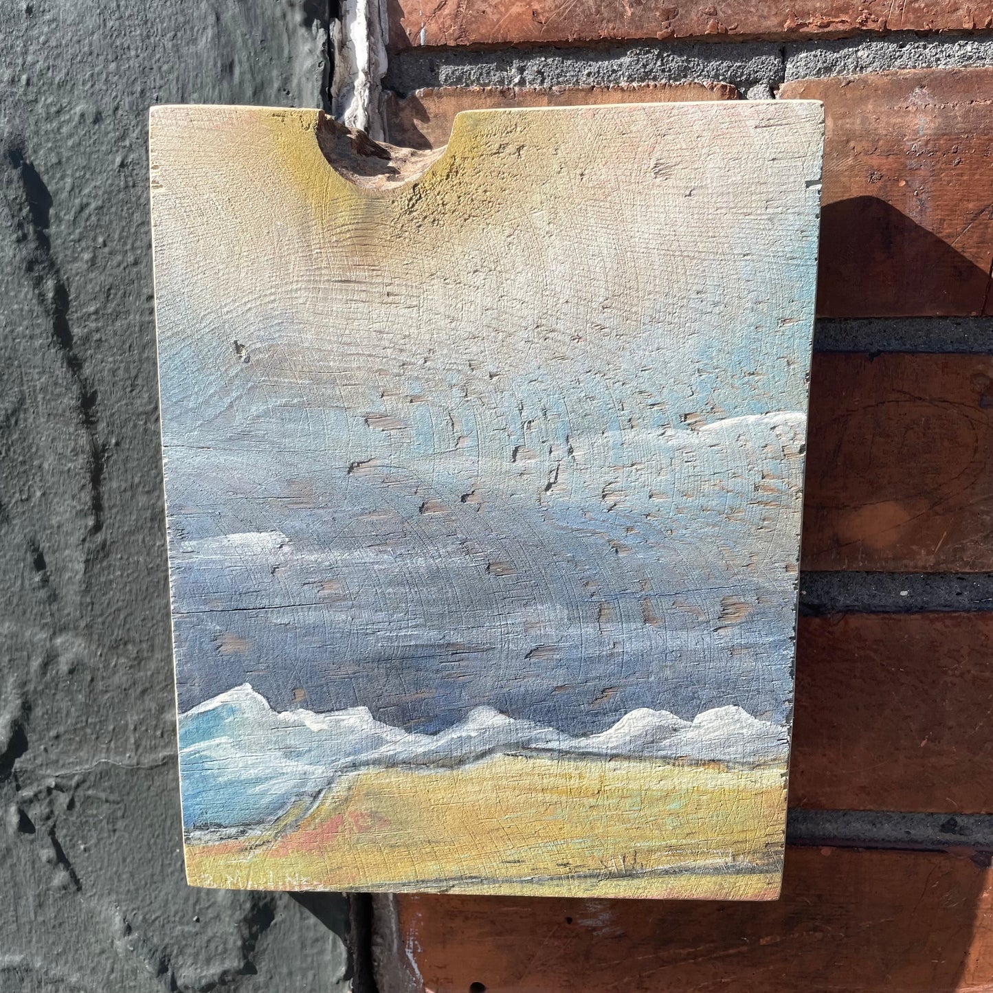 Stormy Skies in Gold