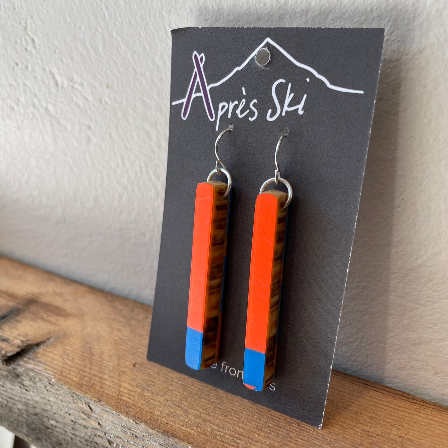 Powder Hound Ski Earrings