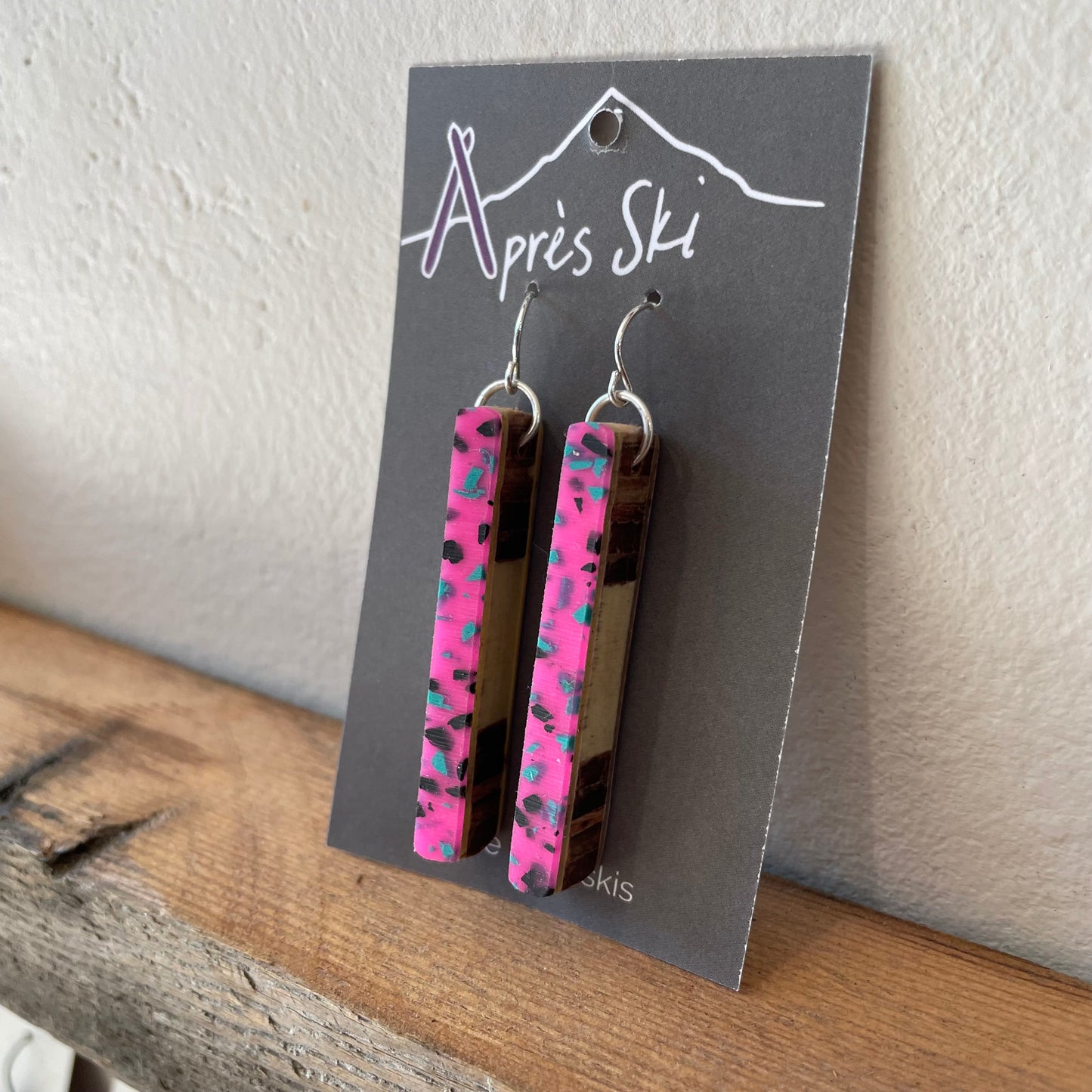 Powder Hound Ski Earrings