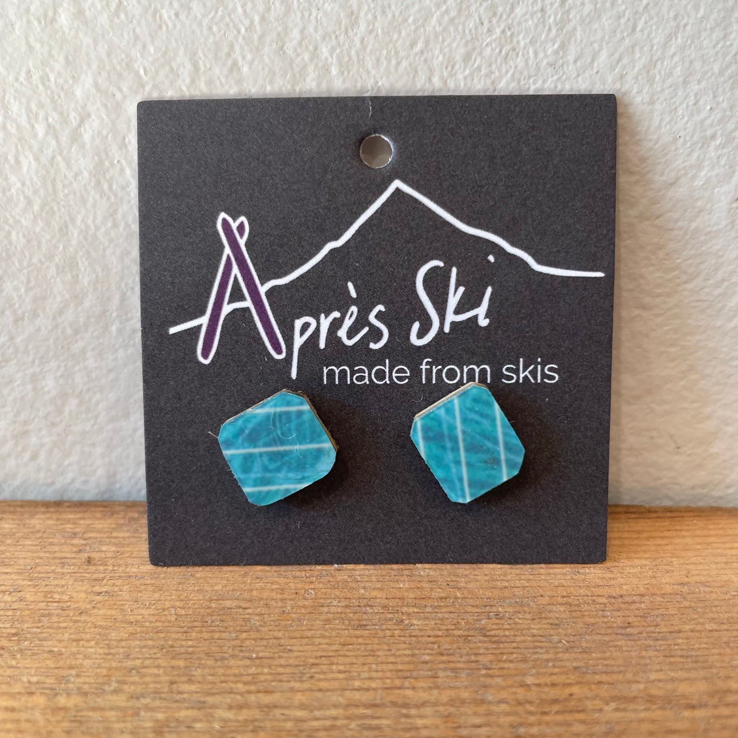 Slalom Stud Ski Earrings
