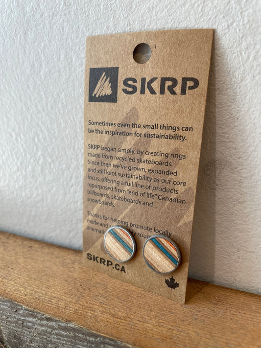 SKRP Skateboard Earrings