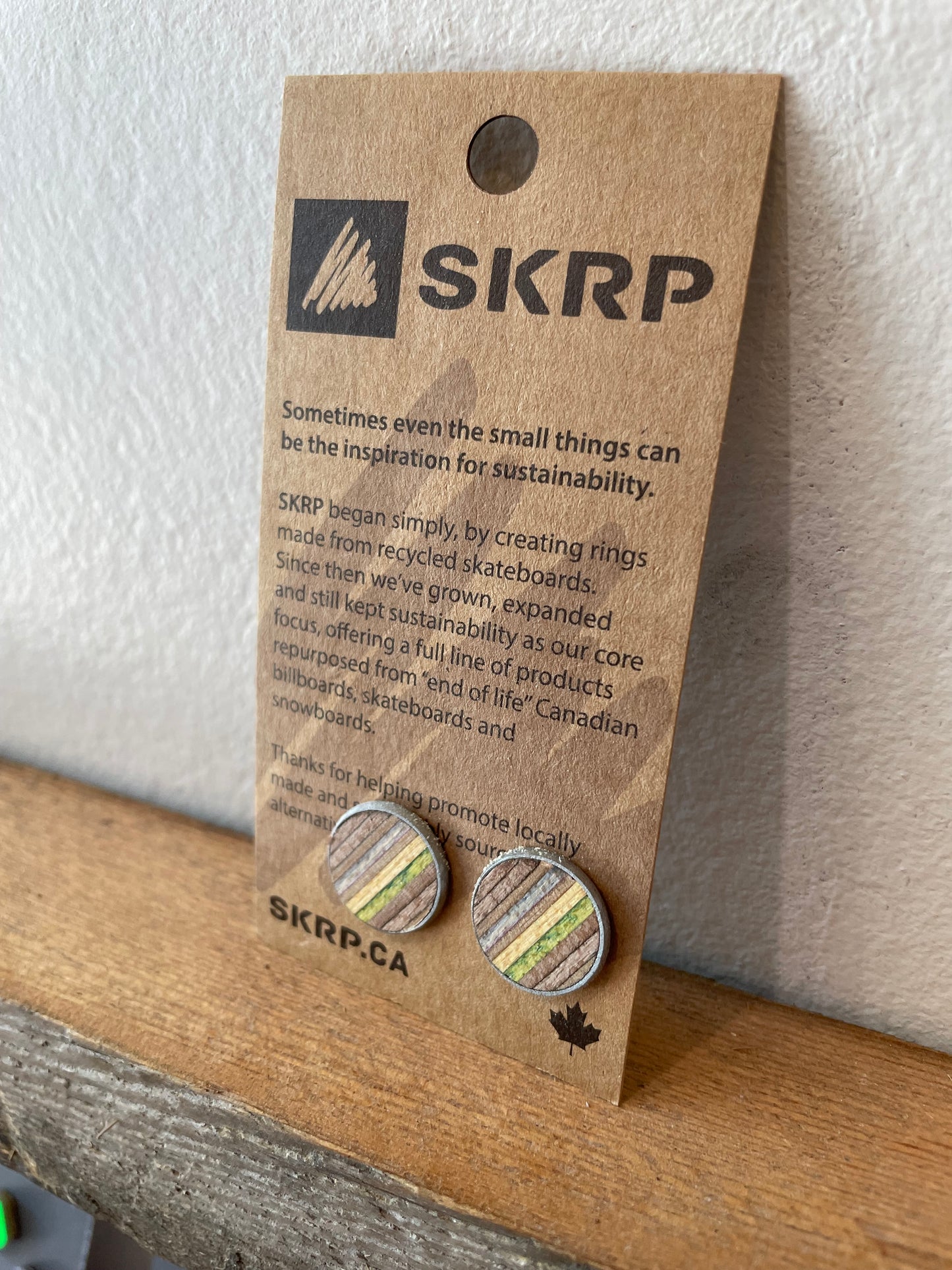 SKRP Skateboard Earrings
