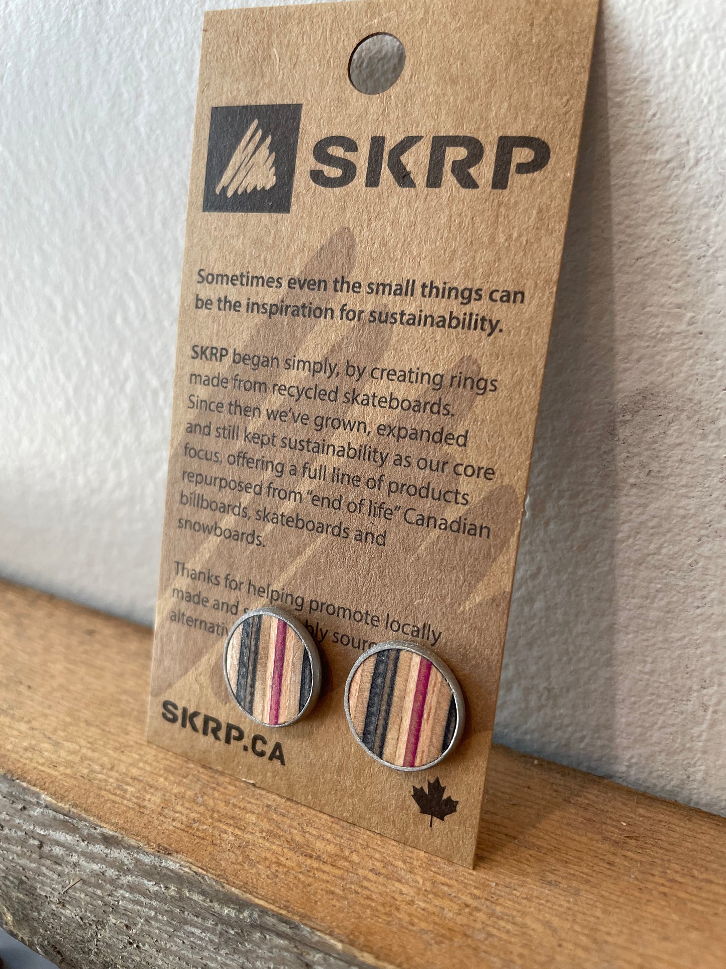 SKRP Skateboard Earrings