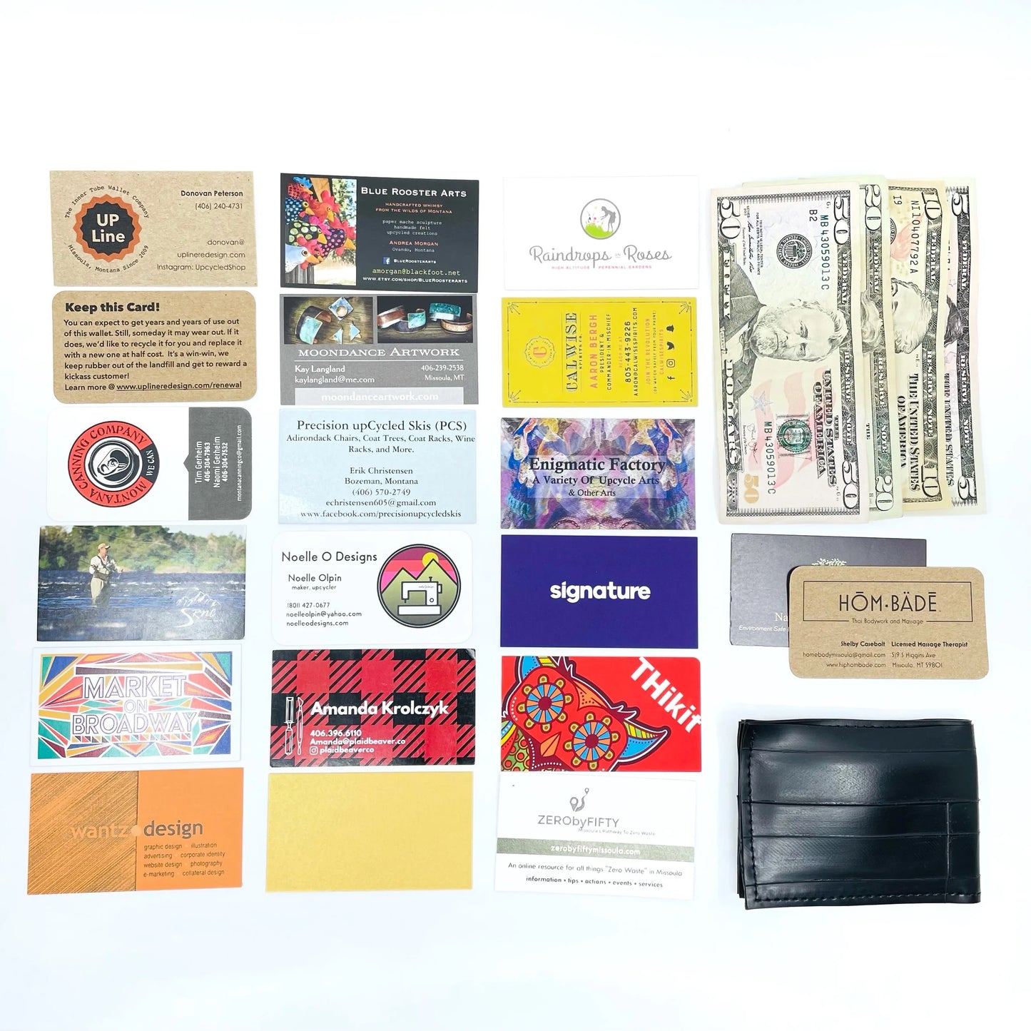 5 Bike Tube BiFolds (50% 0ff)