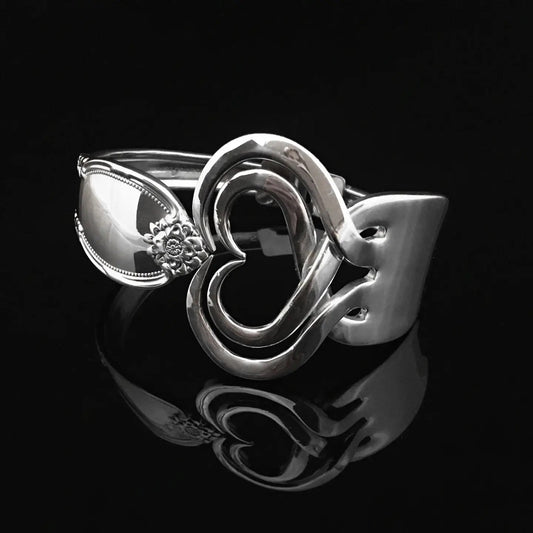 Heart 4 Fork Bracelet