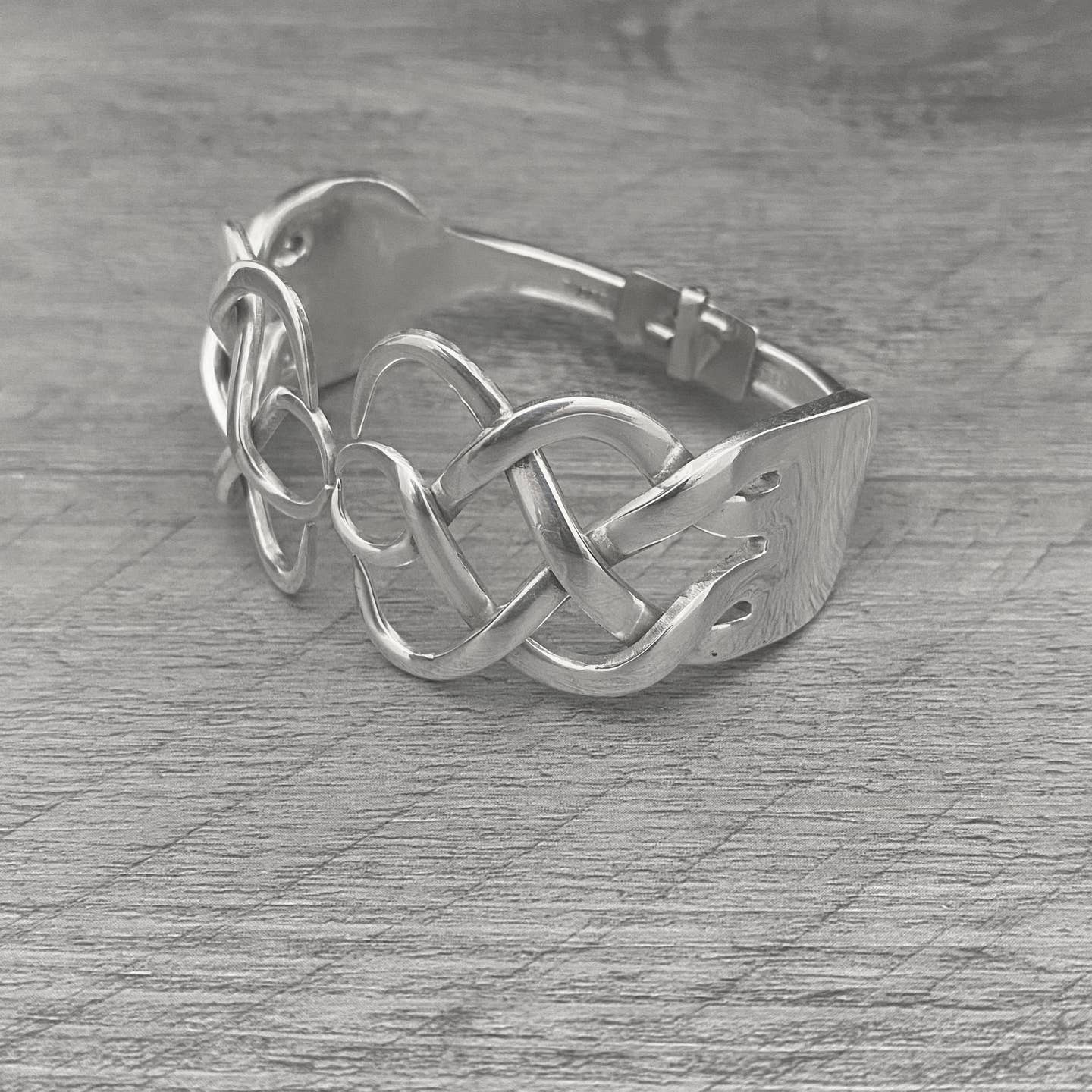 Double Weave Fork Bracelet