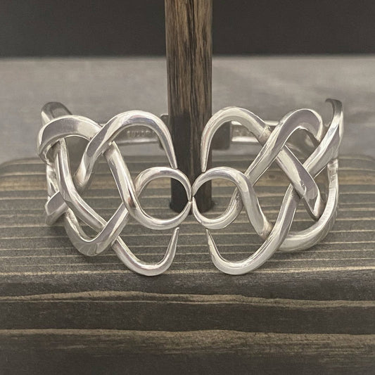 Double Weave Fork Bracelet