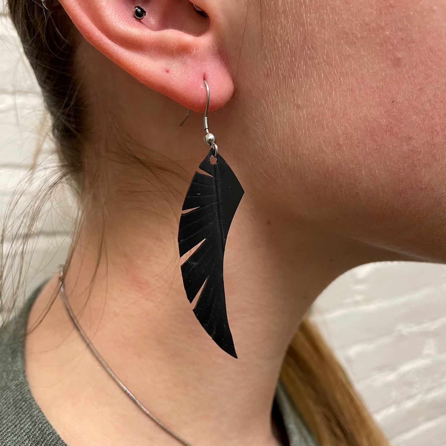 Bike Tube Earrings