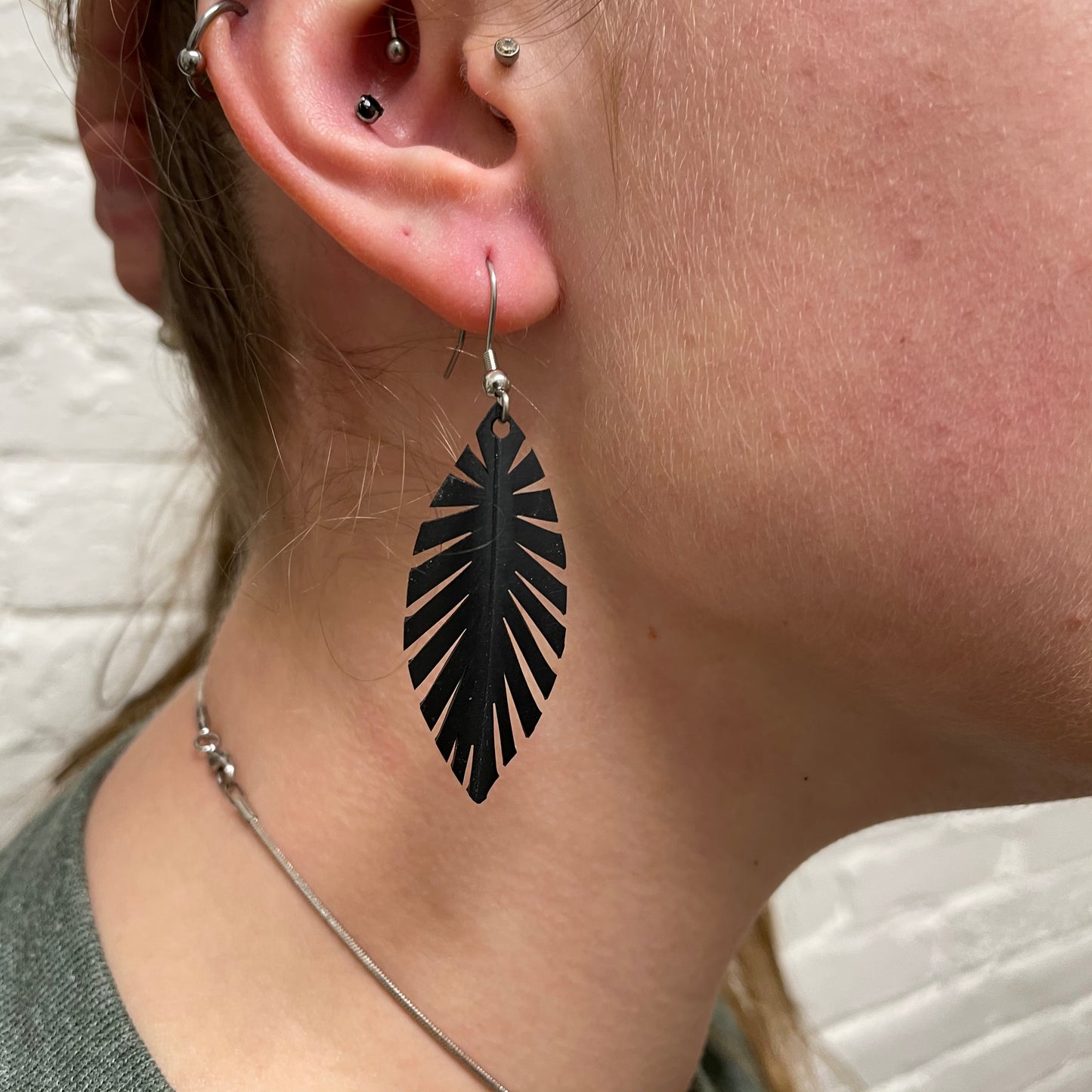 Bike Tube Earrings