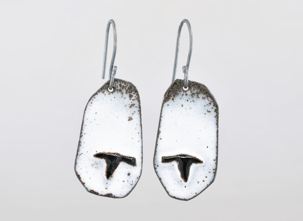 Lunar Blackbird Earrings