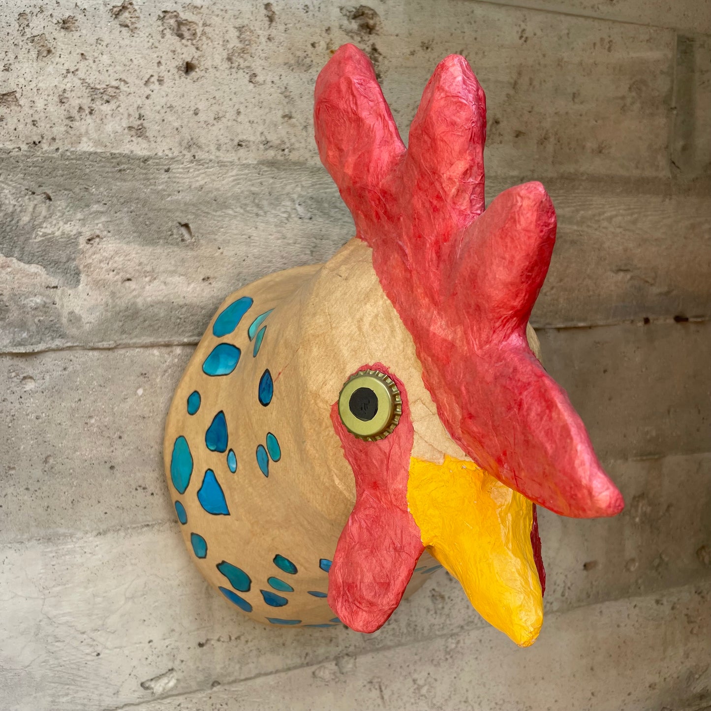 Faux Taxidermy Rooster