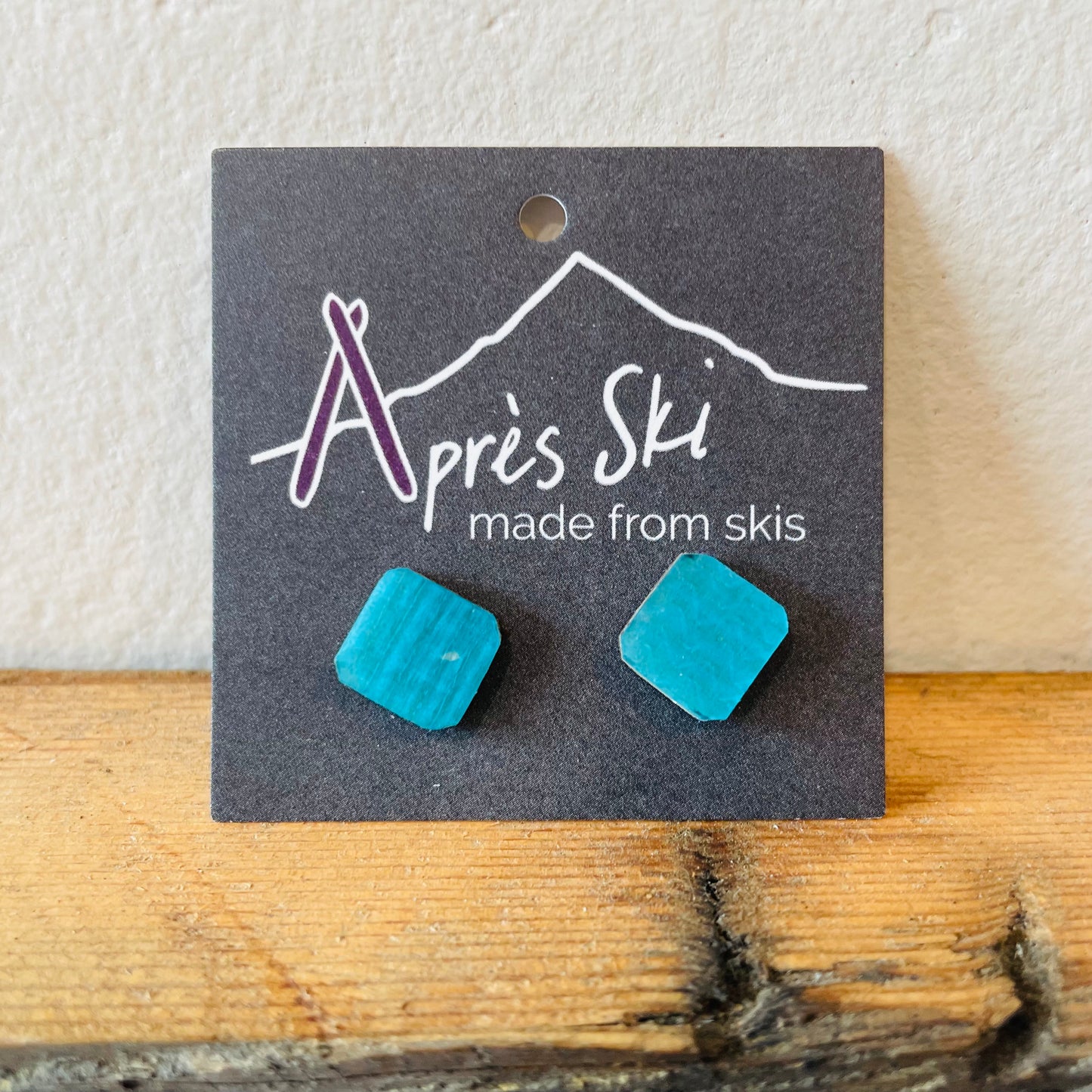 Slalom Stud Ski Earrings