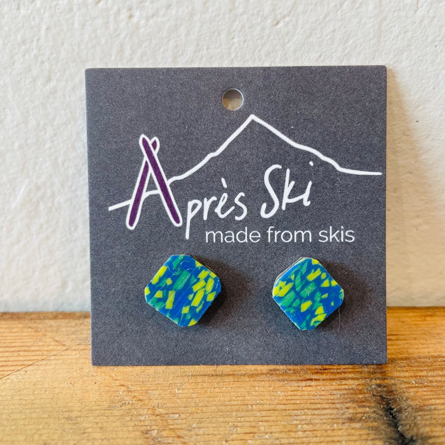 Slalom Stud Ski Earrings