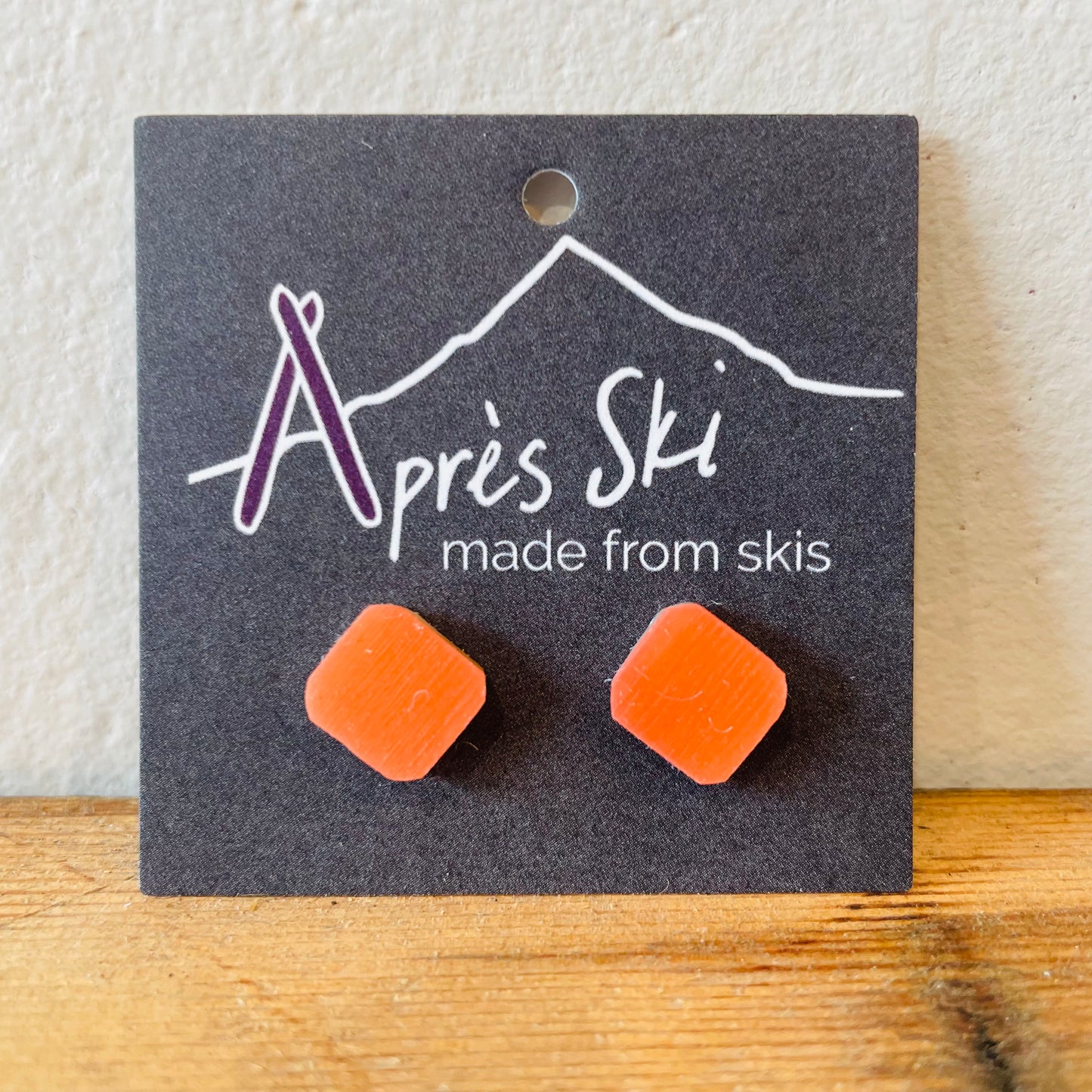 Slalom Stud Ski Earrings