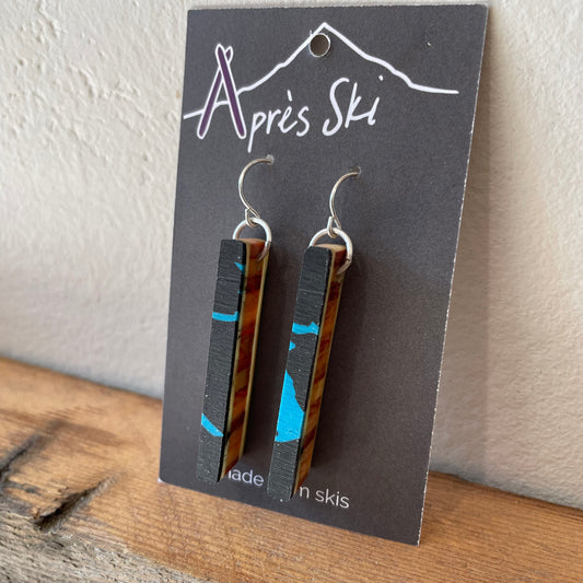 Powder Hound Ski Earrings