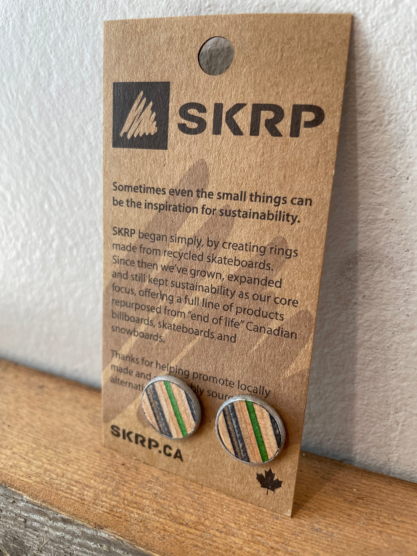 SKRP Skateboard Earrings