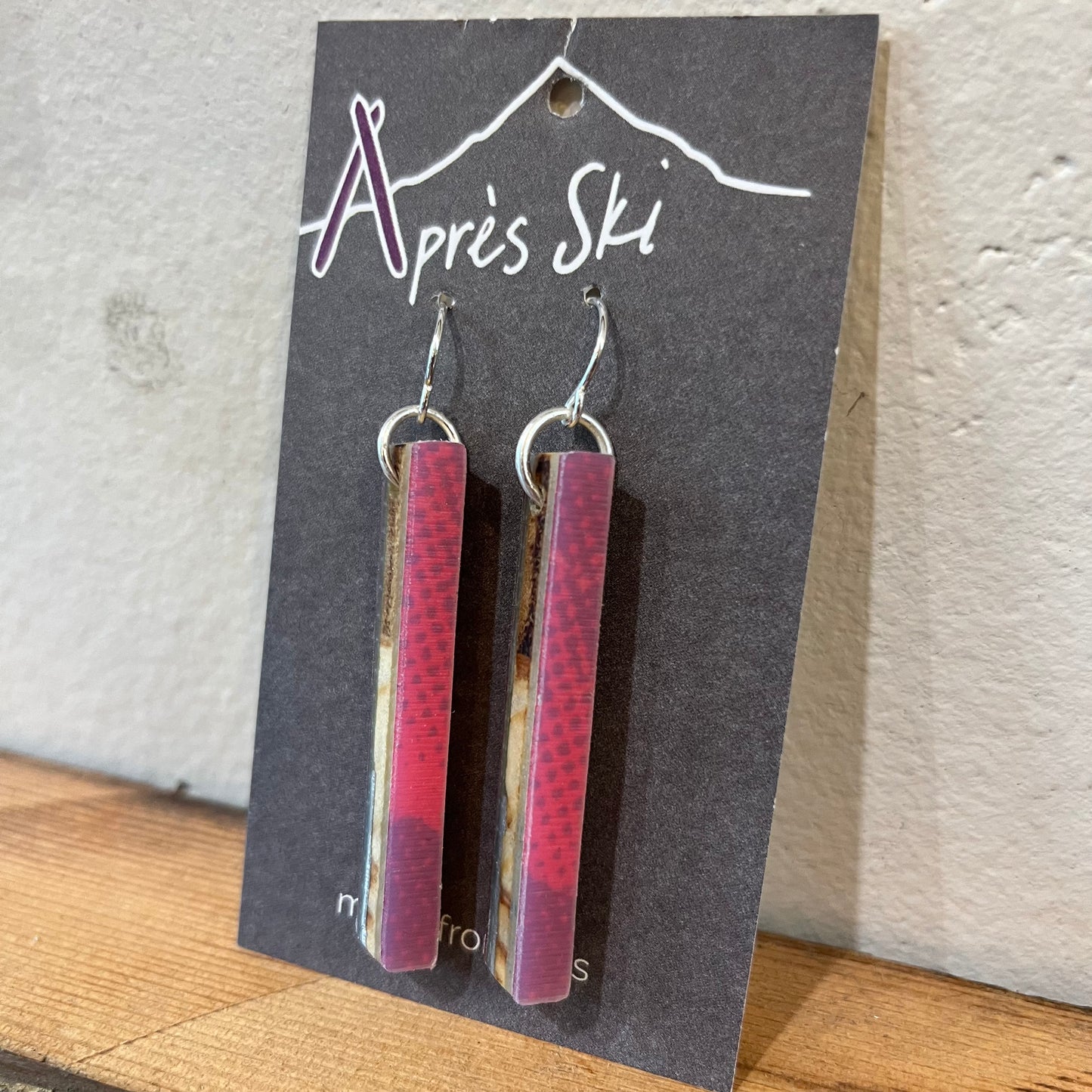 Powder Hound Ski Earrings