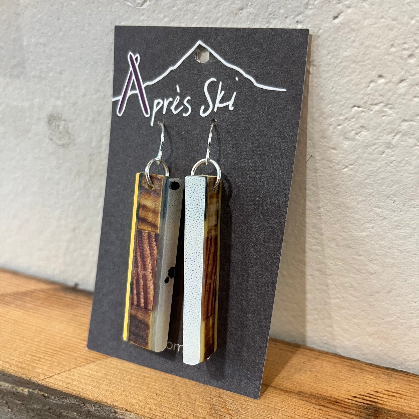 Powder Hound Ski Earrings