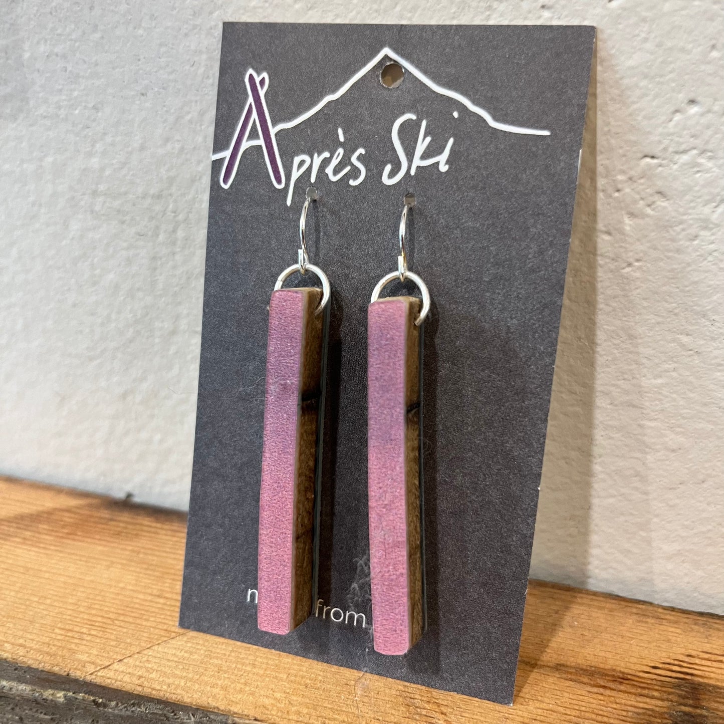 Powder Hound Ski Earrings