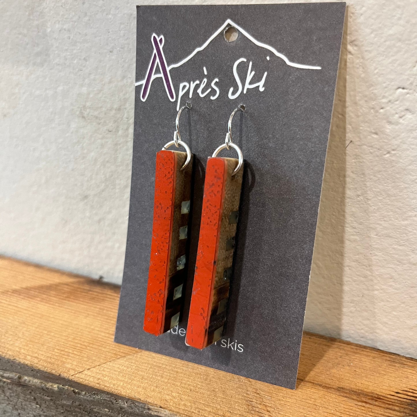 Powder Hound Ski Earrings