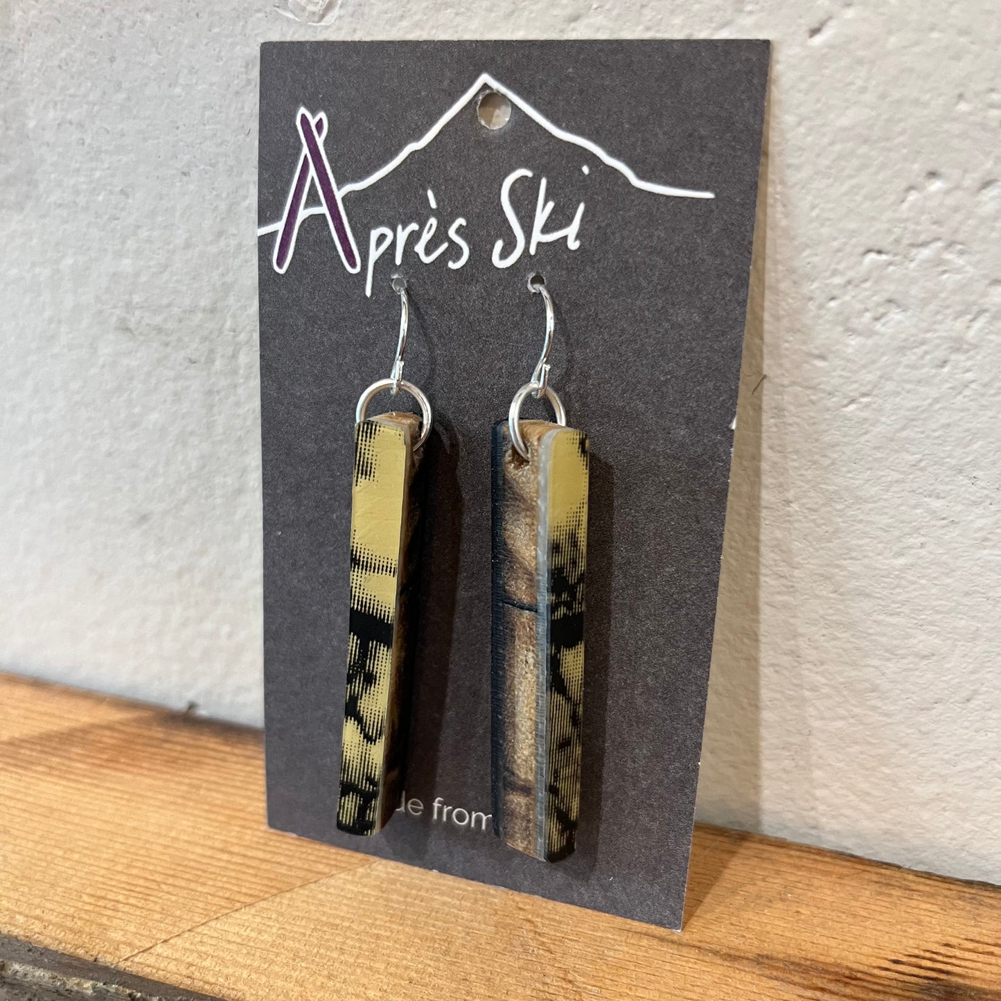 Powder Hound Ski Earrings