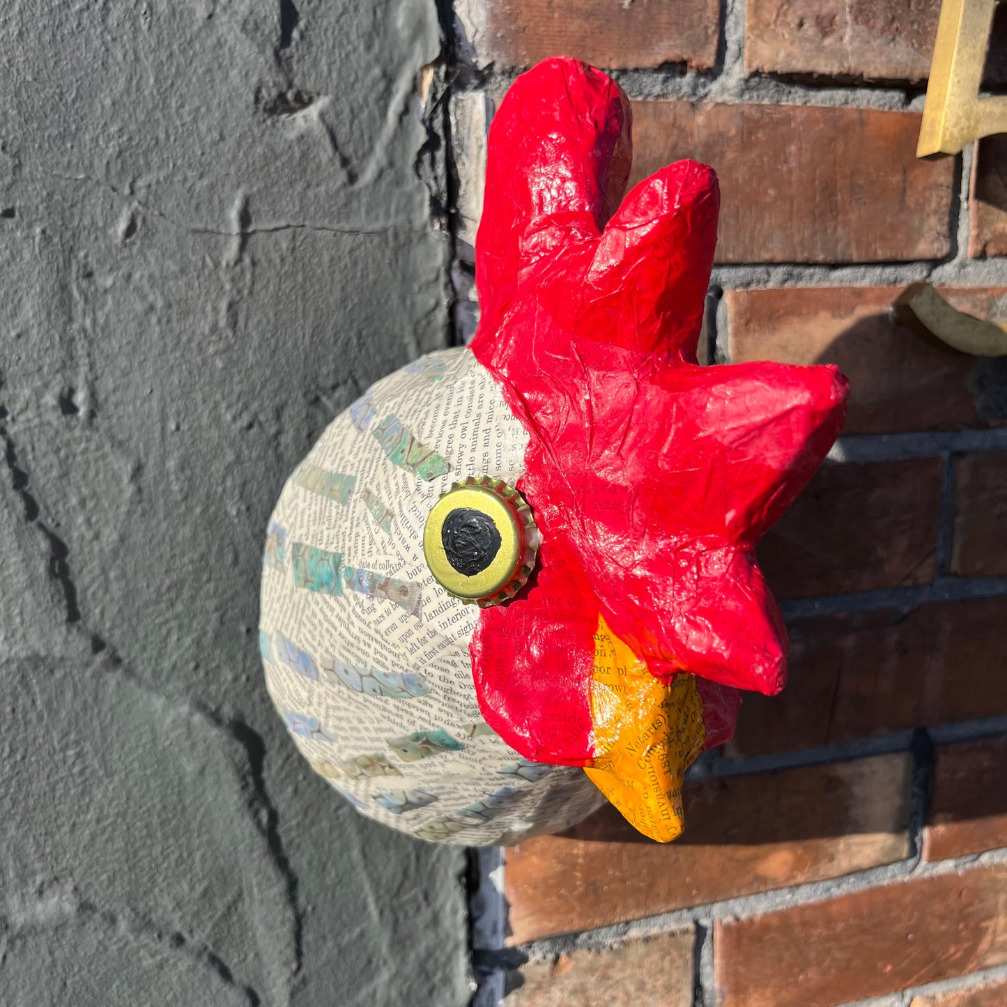 Faux Taxidermy Rooster