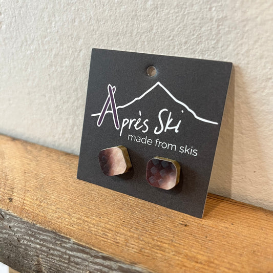 Slalom Stud Ski Earrings #4