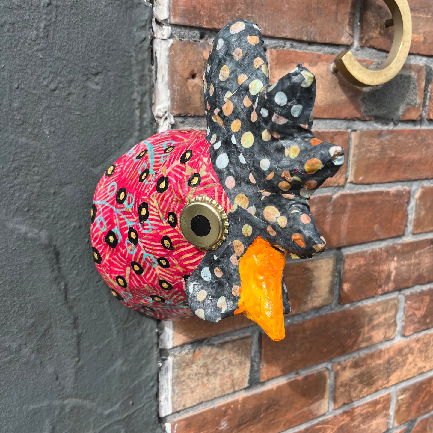 Faux Taxidermy Rooster