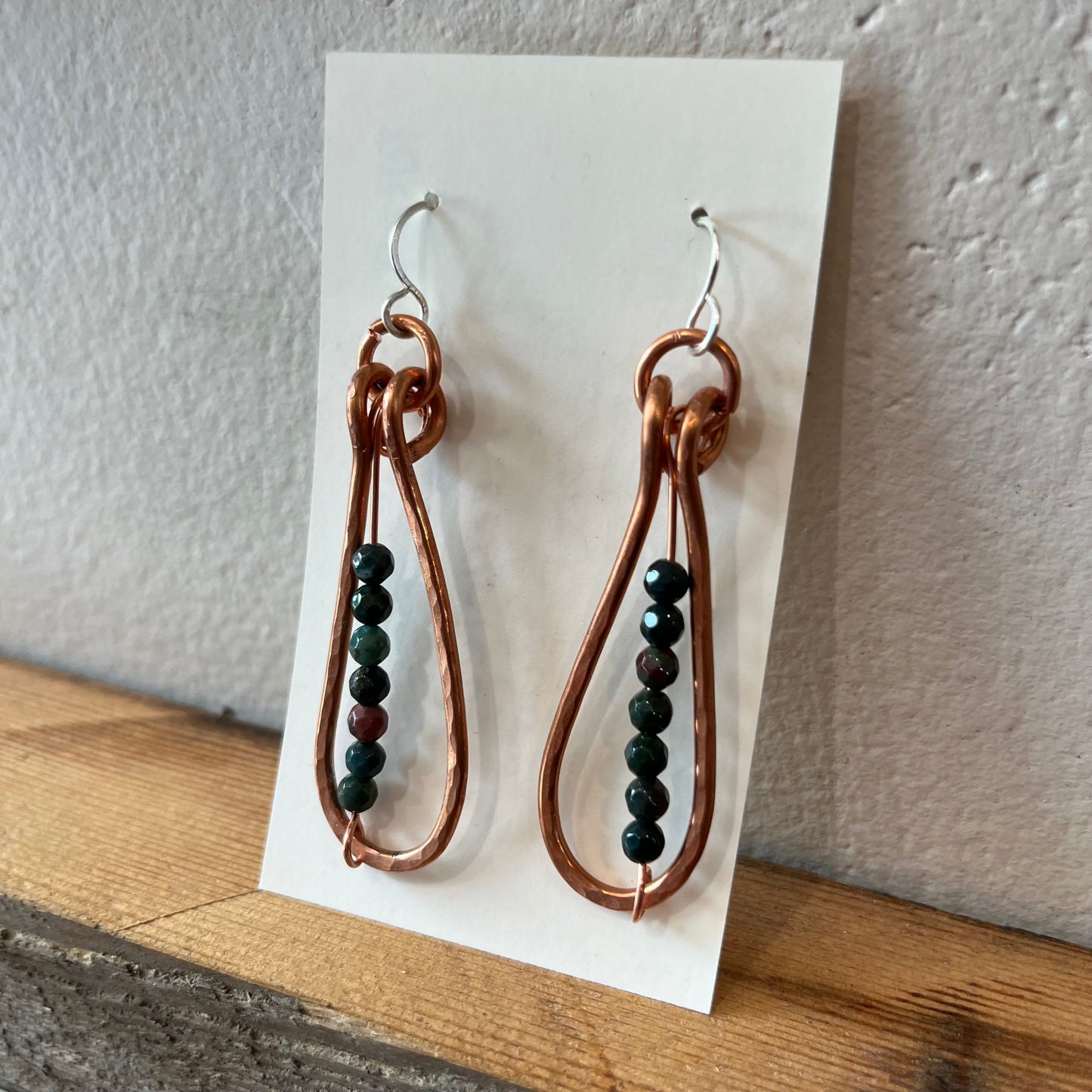 Copper Wire Earrings #2