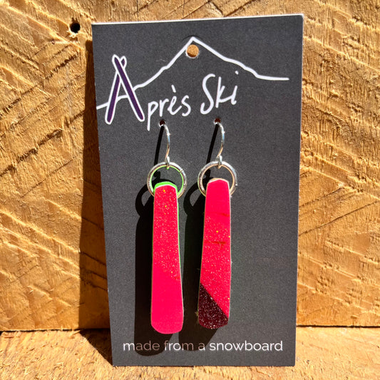 Lil' Shredder Snowboard Earrings #1