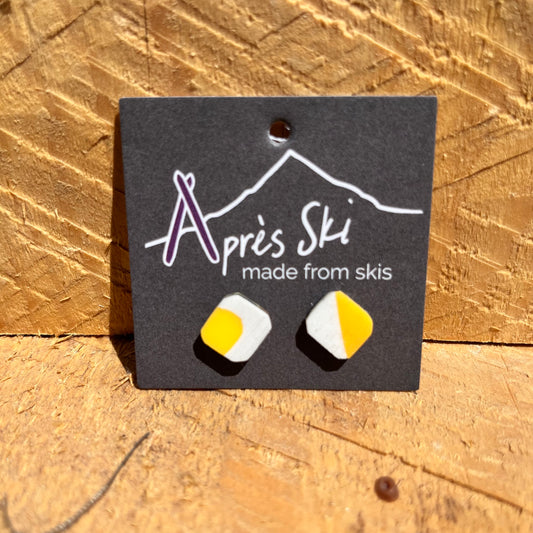 Slalom Stud Ski Earrings #3