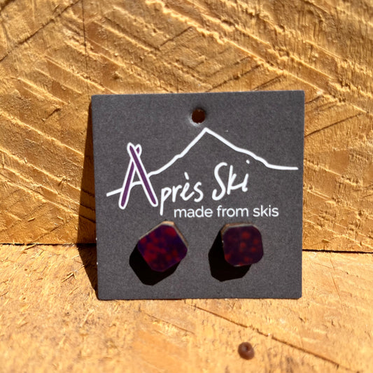 Slalom Stud Ski Earrings #2