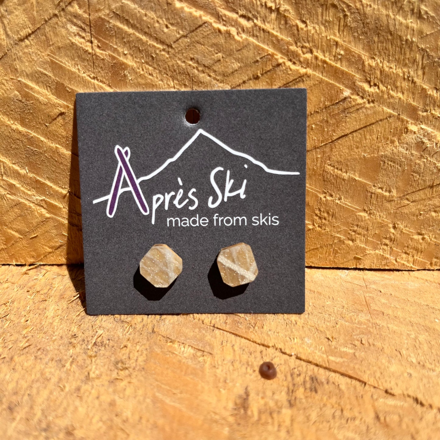 Slalom Stud Ski Earrings #4