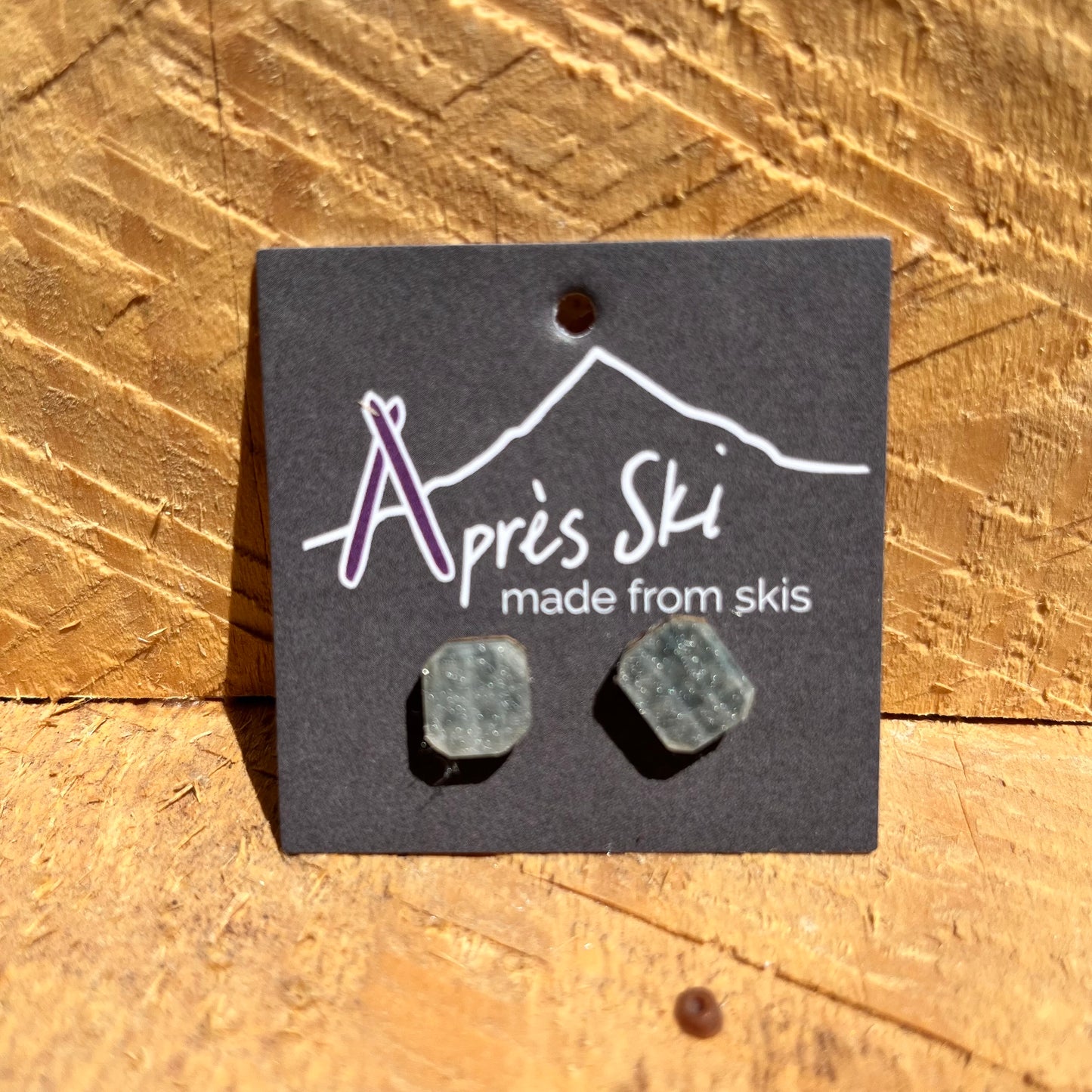 Slalom Stud Ski Earrings #5