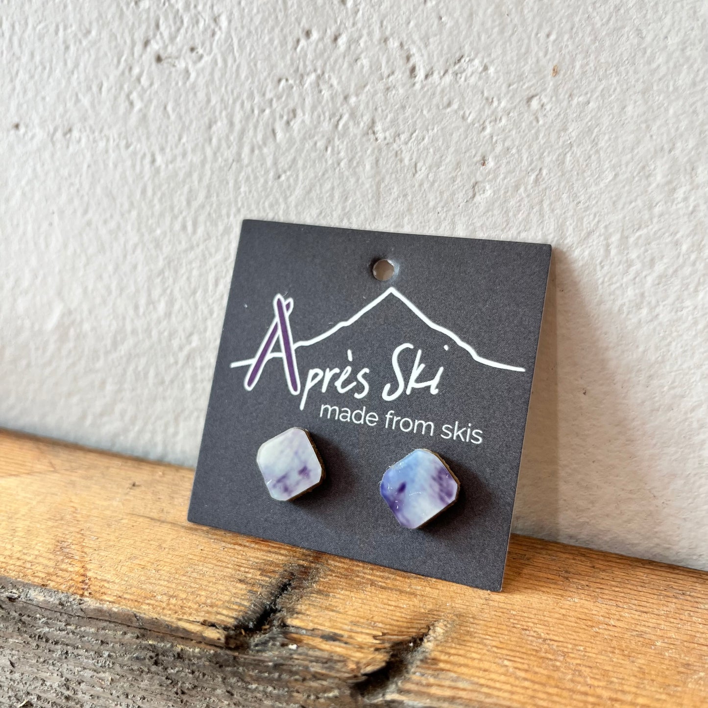 Slalom Stud Ski Earrings #6