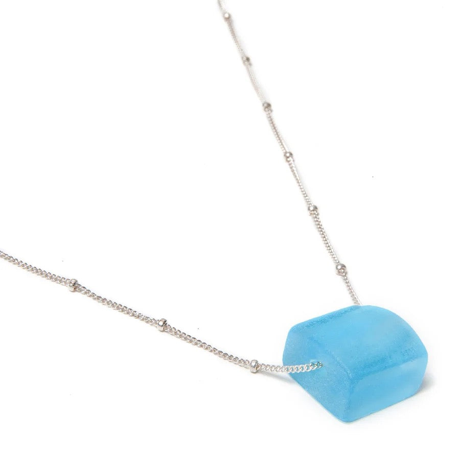 Glass Cube Necklace