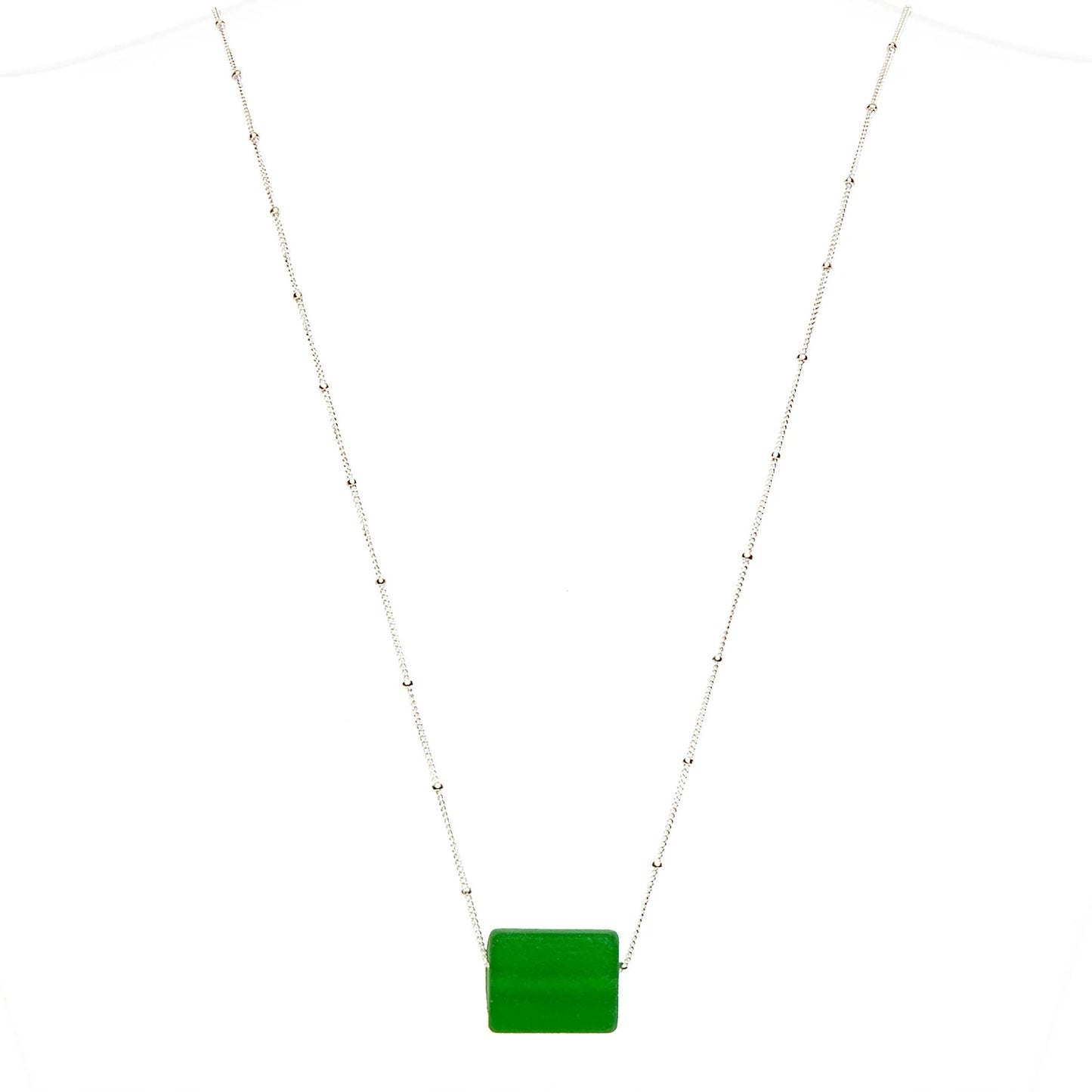 Glass Cube Necklace