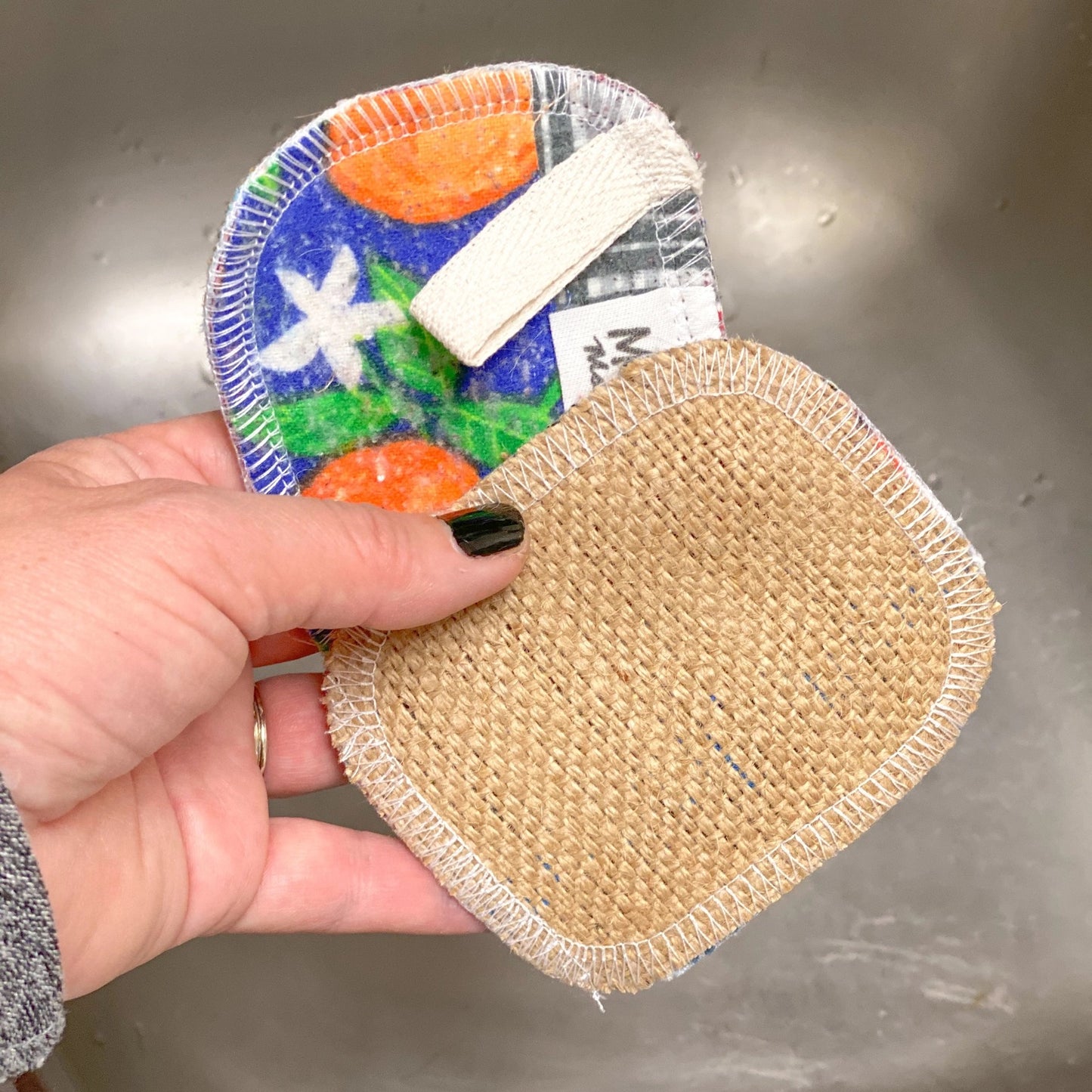 Upcycled Felt Fabric Dish Scrubber